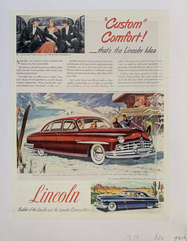 Link to  The '49 Lincoln Cosmopolitan Custom Comfort Ski Lodge1949  Product