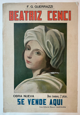 Link to  F.G. Guerrazzi Beatriz Cenci PosterSpain, c. 1940s  Product