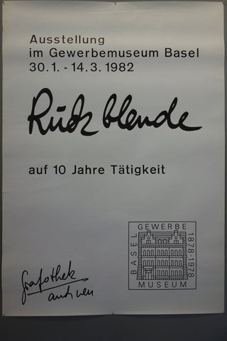 Link to  Ausstellung im GewerbemuseumSwiss Poster, 1982  Product