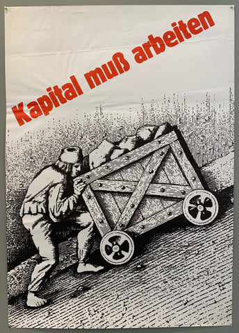 Link to  Kapital muss arbeiten PosterGermany, c. 1980s  Product