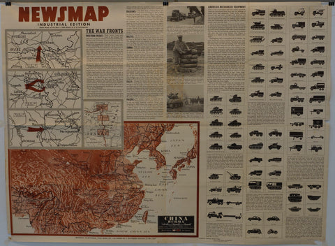 Link to  Newsmap Industrial Edition "China Burma"USA, C. 1945  Product