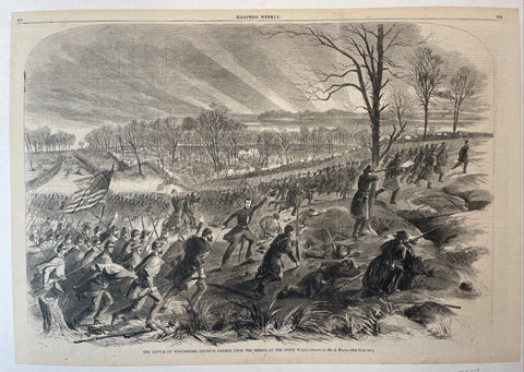 Link to  Harper's Weekly 'Battle of Winchester'U.S.A., 1862  Product