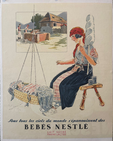 Link to  Bébés Nestlé PosterFrance, 1934  Product