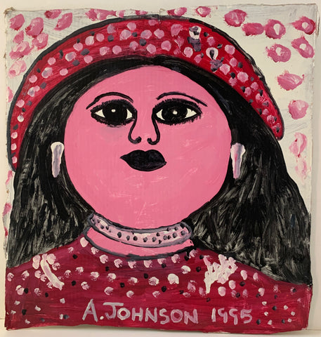 Link to  Woman in Red Anderson Johnson PaintingU.S.A., 1995  Product
