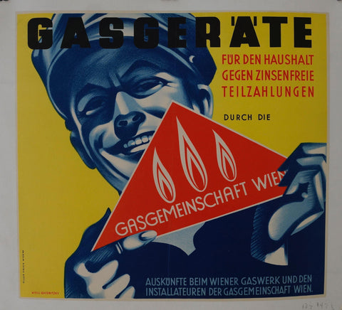Link to  Gasgeräte für den haushalt gegen zinsfreie teilzahlungen ✓Austria, C. 1950s  Product