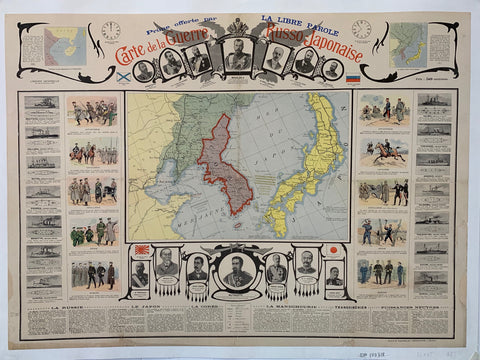 Link to  Carte de la Guerre Russo-JaponaiseFrance, C. 1904  Product