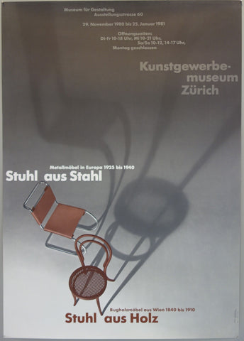 Link to  Kunstgewerbemuseum Zurich Stuhl Aus Stahl Museum . PosterSwitzerland 1980  Product