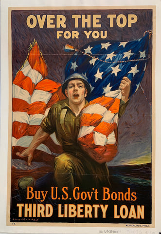 Link to  Over the top for you - Buy U.S. Gov't Bonds Third Liberty LoanUSA, C. 1919  Product
