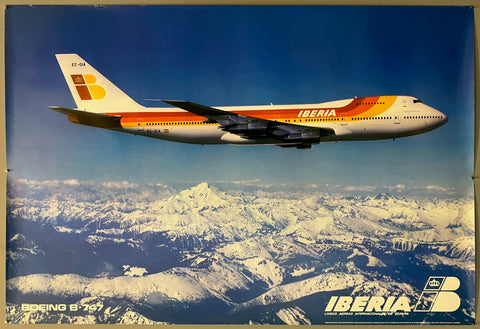 Link to  Iberia Airlines Boeing B-747 PosterSpain c. 1985  Product