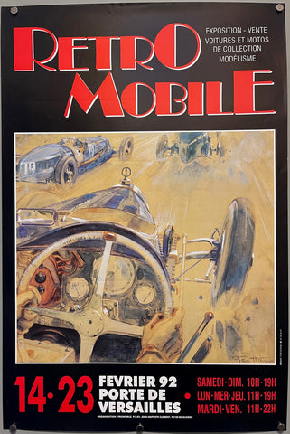 Link to  Retromobile 1992 PosterFrance, 1992  Product