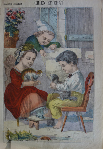Link to  Chien et chatFrance c. 1900  Product
