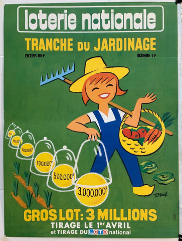 Link to  Loterie Nationale - "Tranche du Jardinage"France, C. 1975  Product