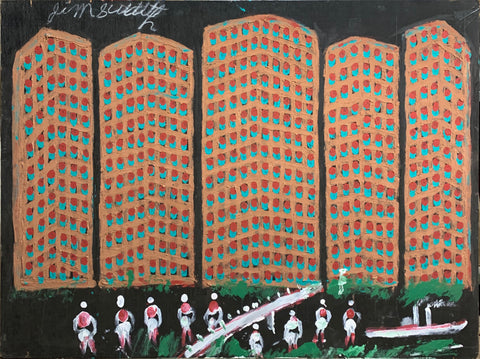 Link to  Waterfront Apartments #30, Jimmie Lee Sudduth PaintingU.S.A, c. 1995  Product