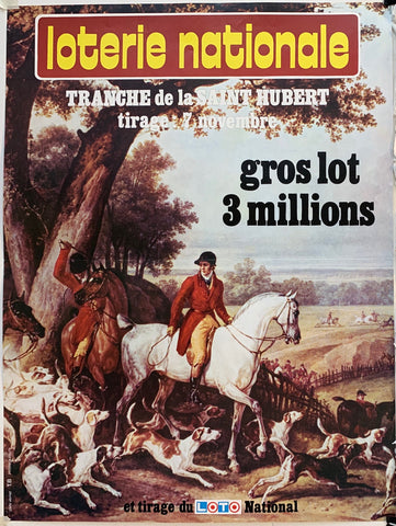 Link to  Loterie Nationale Tranche de la Saint Hubert tirage: 7 NovembreFrance, C. 1975  Product