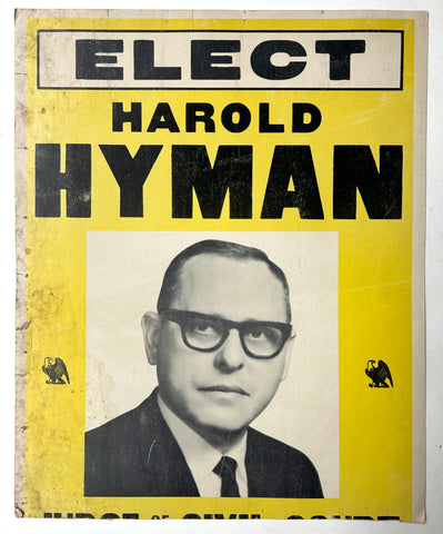 Link to  Elect Harold Hyman PosterUSA, c. 1989  Product