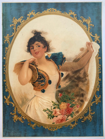Link to  Portrait of woman with flowersFrance, C. 1900  Product