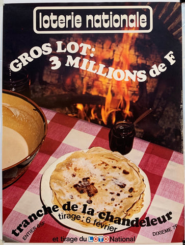 Link to  Loterie Nationale - "Tranche de la Chandeleur"France, C. 1975  Product