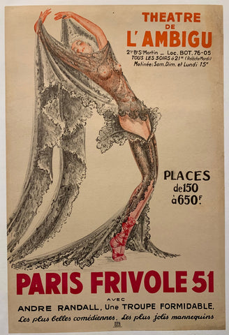 Link to  Paris Frivole 51 PosterFrance, c. 1920  Product