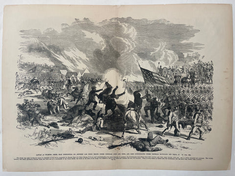 Link to  Frank Leslie's 'Battle at Wilson's Creek' IllustrationU.S.A., 1861  Product