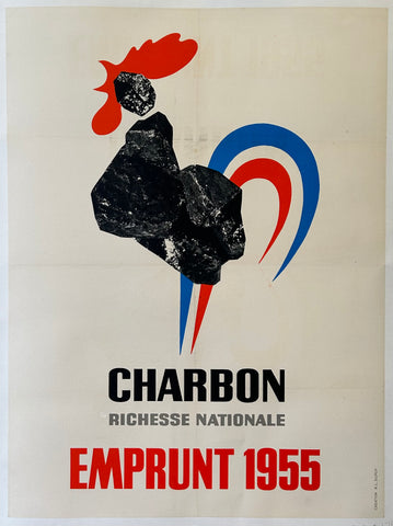 Link to  Charbon Richesse Nationale PosterFrance, 1955  Product