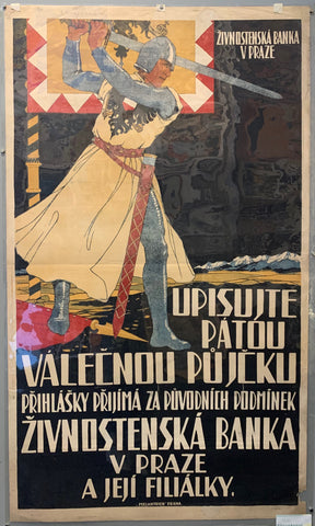 Link to  Živnostenská Banka v Praze PosterCzech Republic, 1914  Product
