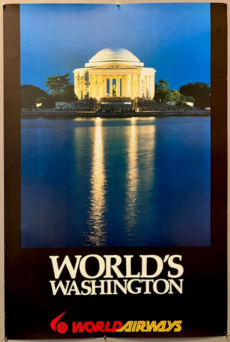 Link to  World Airways Washington PosterUSA c. 1985  Product