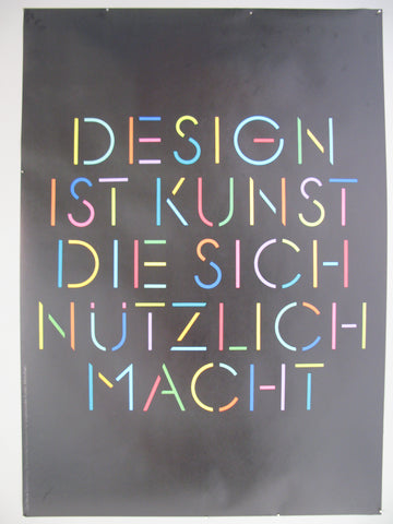 Link to  Design ist Kunst PosterGermany, 1984  Product