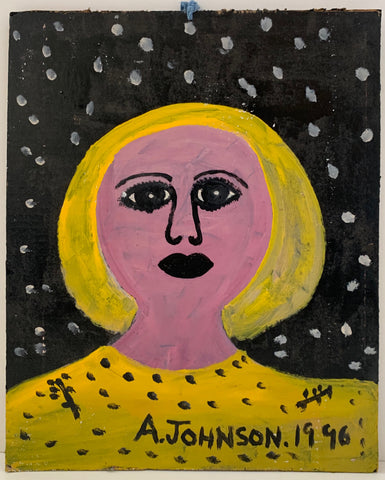 Link to  Blonde Woman in Yellow Anderson Johnson PaintingU.S.A., 1996  Product