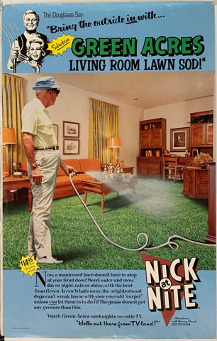 Link to  Nick at Nite - "Bring the outside in with... Green Acres Living Room Lawn Sod!"USA, 1985  Product