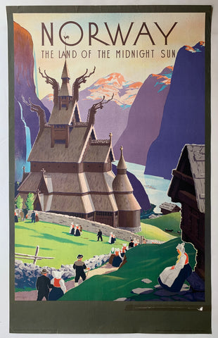 Link to  Norway Land of the Midnight Sun PosterNorway, c. 1930s  Product