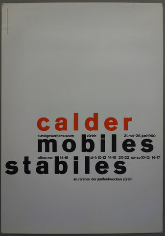 Link to  Calder Mobiles StabilesSwitzerland, 1929  Product