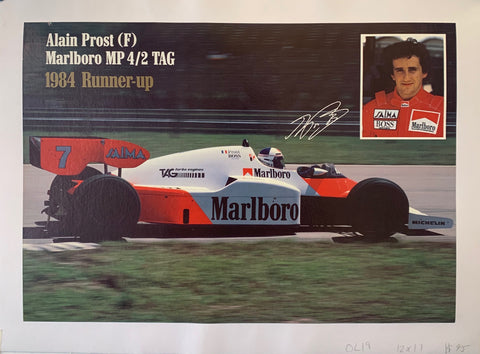Link to  Alain Prost Runner-UpTransportation Poster, 1984  Product