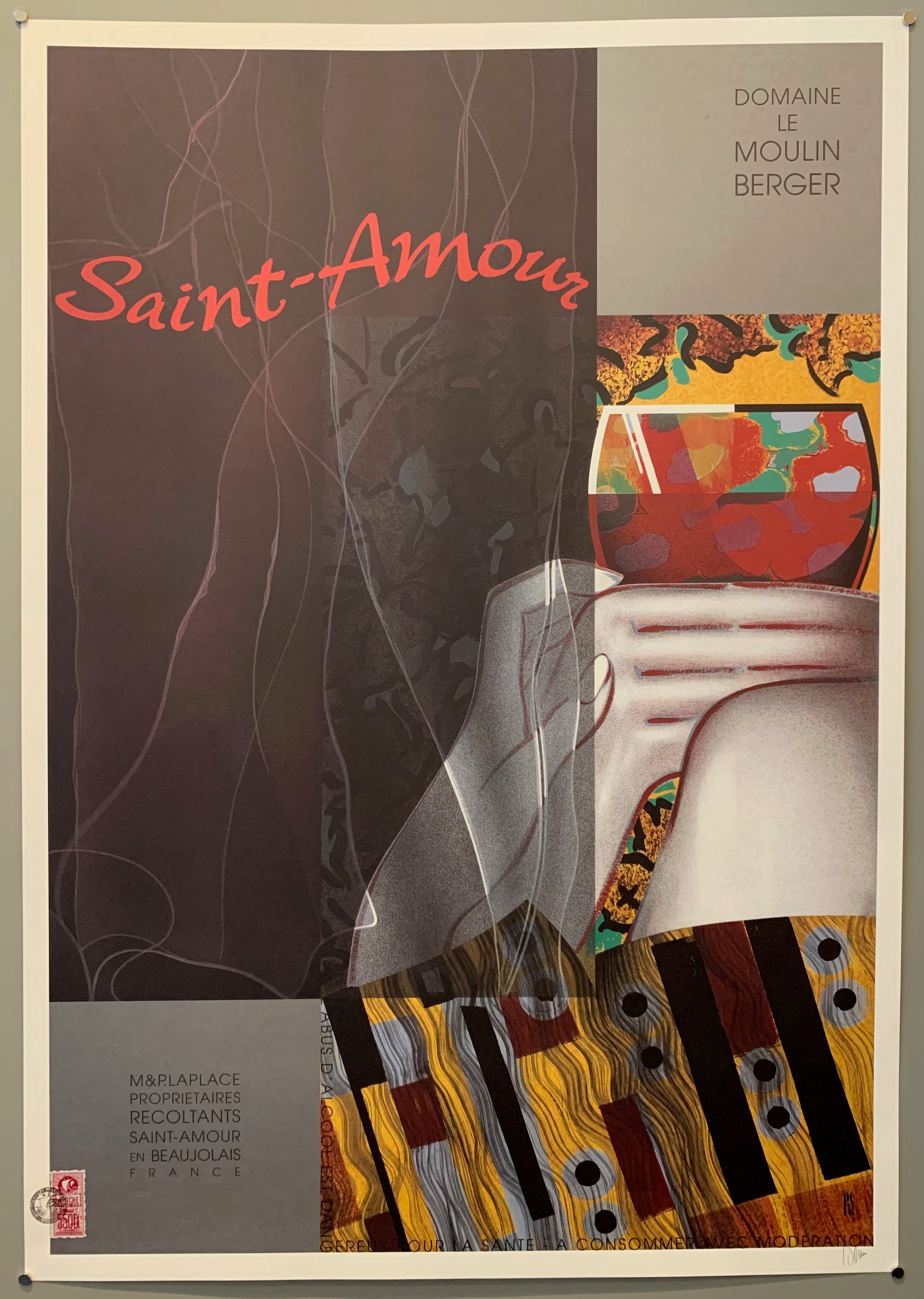 Saint-Amour Beaujolais Poster