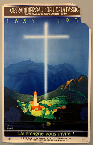 Link to  Oberammergau: Jeu de la Passion PosterGermany, c. 1934  Product