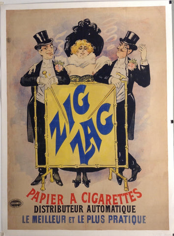 Link to  Zig-Zag, papier à cigarettes, distributeur automatique. Le meilleur et le plus pratiqueFrance, C. 1900  Product