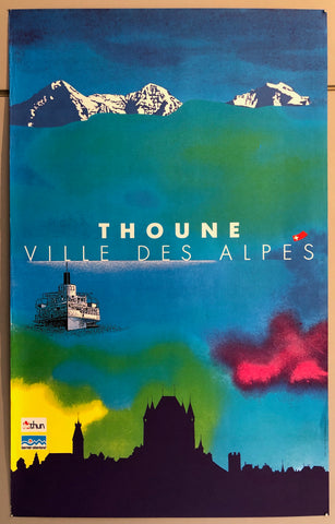 Link to  Thoune Ville des Alpes PosterSwitzerland, c. 1960  Product