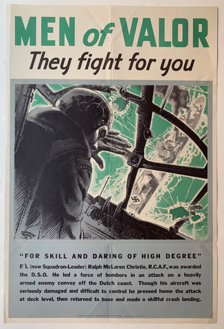 Link to  Men of Valor PosterCanada, c. 1945  Product