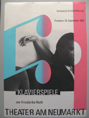 Link to  Klavierspiele Swiss PosterSwitzerland, 1985  Product