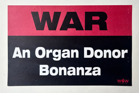 Link to  War: An Organ Donor Bonanza PosterUSA, c. 1975  Product