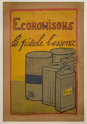 Link to  Economisons le pétrole l'essence PrintFrance, c. 1918  Product