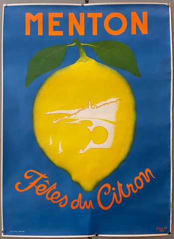 Menton Fêtes Du Citron Poster