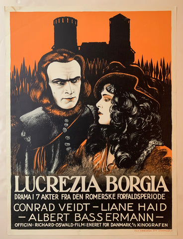 Link to  Lucrezia Borgia PosterDenmark, 1928  Product
