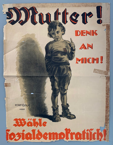 Link to  Mähle Sozialdempfratisch PosterAustria, c. 1940  Product