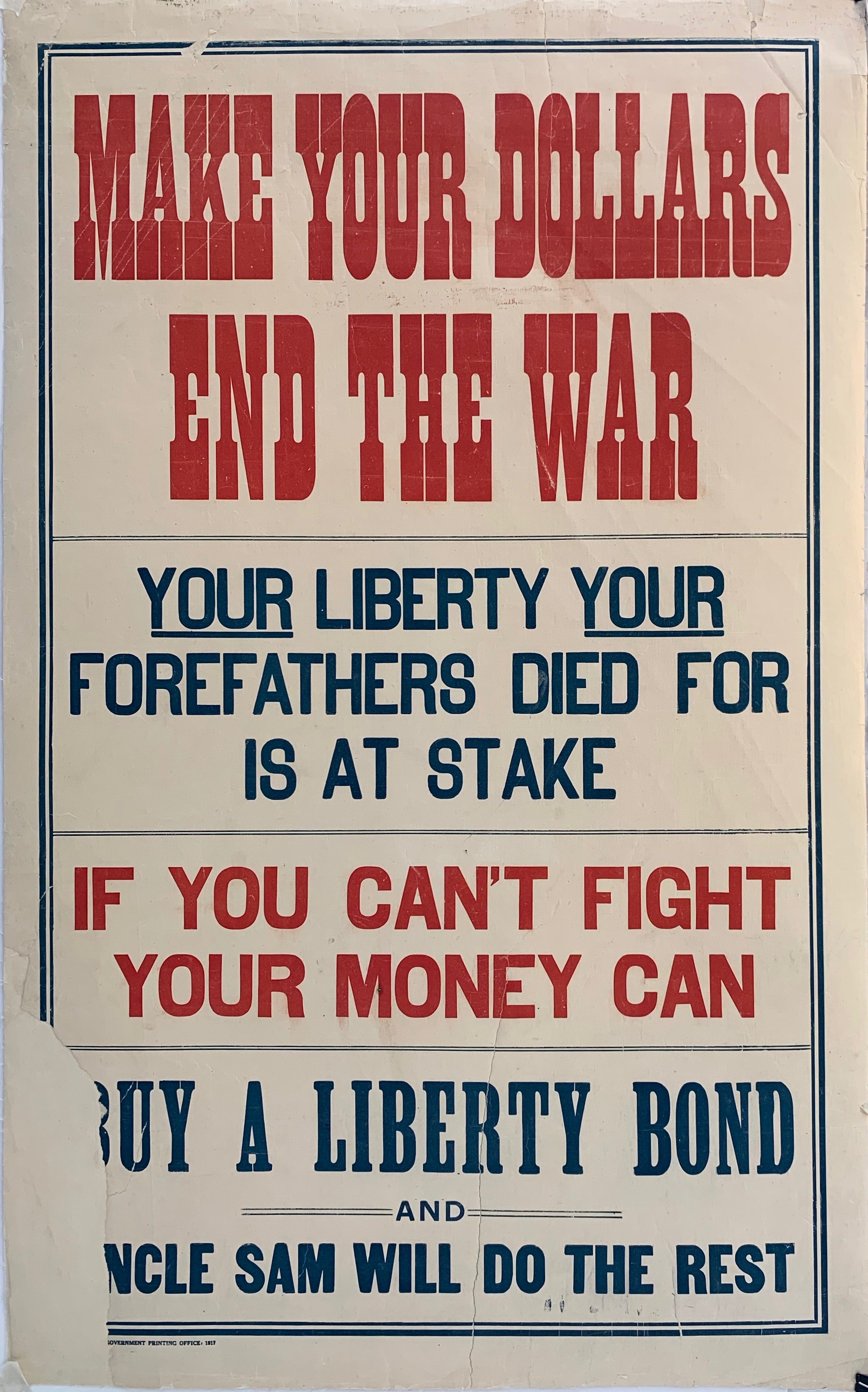 Make your dollars end the war