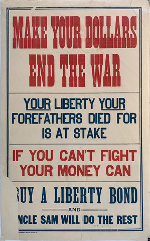 Link to  Make your dollars end the warUSA, C. 1915  Product