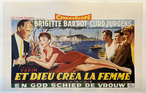 Link to  Et Dieu Créa La Femme PosterBelgium, 1956  Product