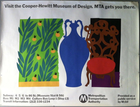 Link to  MTA Museum of the Cooper-Hewitt of Design, Artist - Chermayeff & Geismar1977  Product