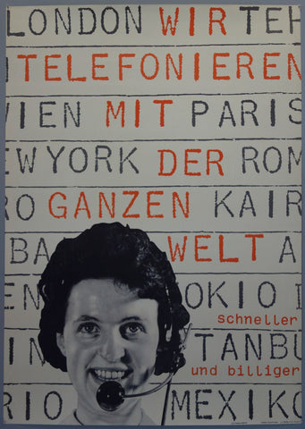 Link to  Wir Telaefonieren Mit Der Ganzen WeltSwitzerland, 1957  Product