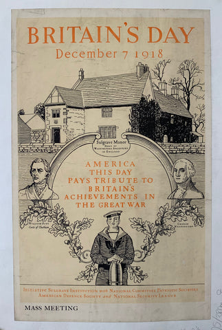 Link to  Britain's Day PosterU.S.A., 1918  Product