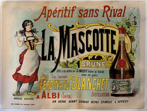 Link to  Aperitif sans Rival "La Mascotte" BruneFrance, C. 1895  Product